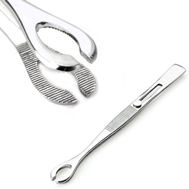 Pinza Foerster Scanalata