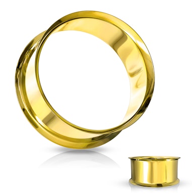 Tunnel di acciaio chirurgico in diversi colori