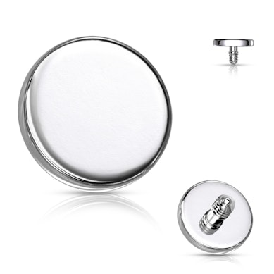 Dermal piatto a forma di disco