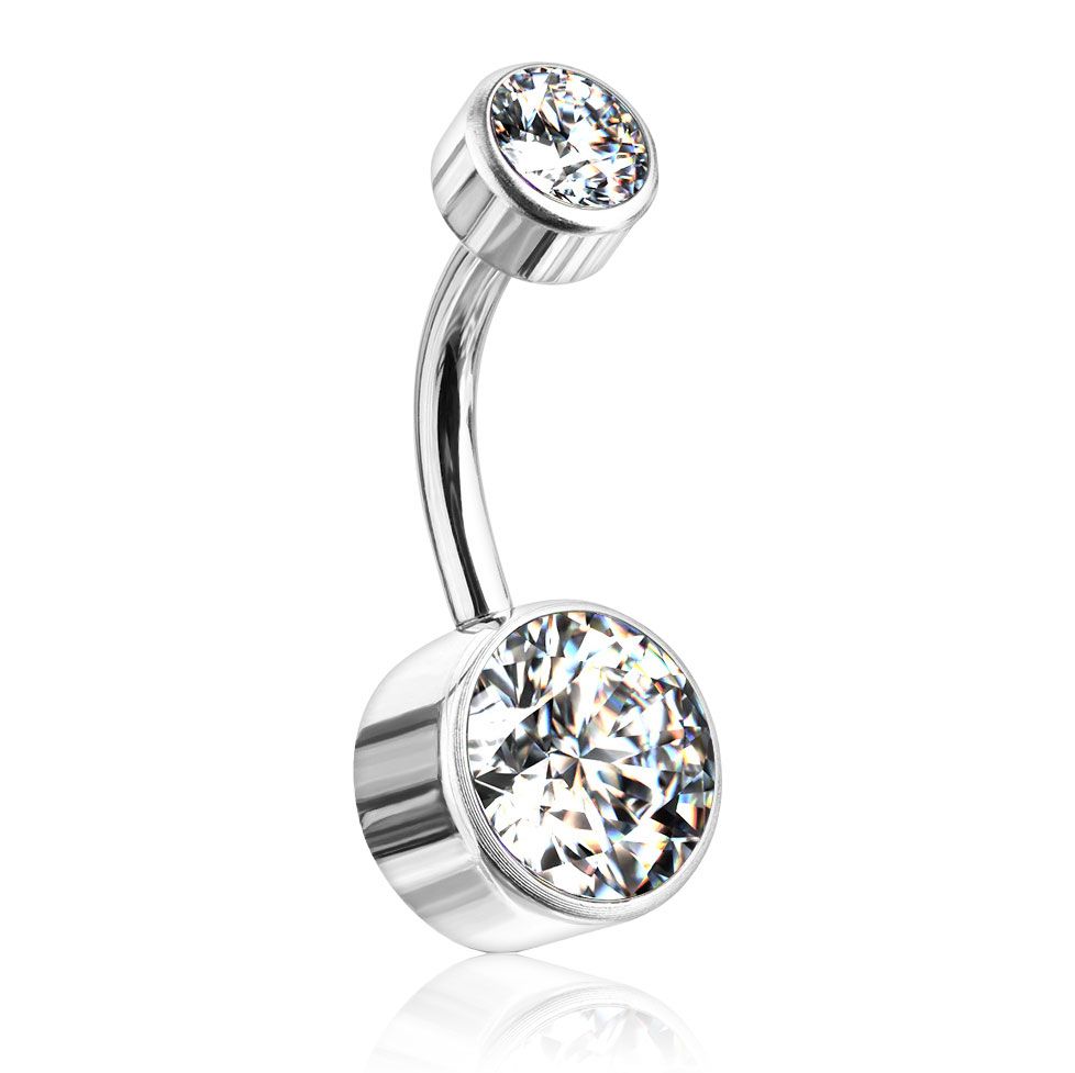Piercing on sale titanio ombelico