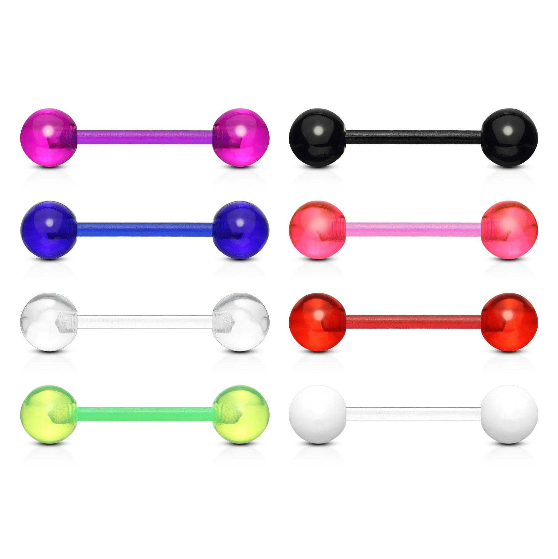 Piercing online lingua fluo