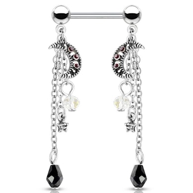 Finto Piercing Capezzolo Croce - Foto 3