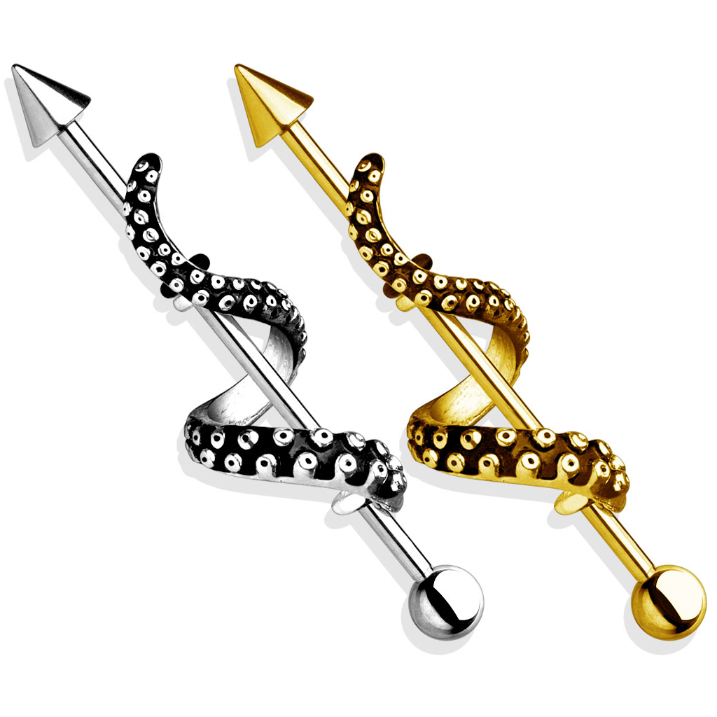 Barra industrial con punta e tentacolo