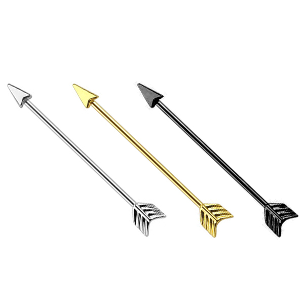 Piercing industrial a forma di freccia
