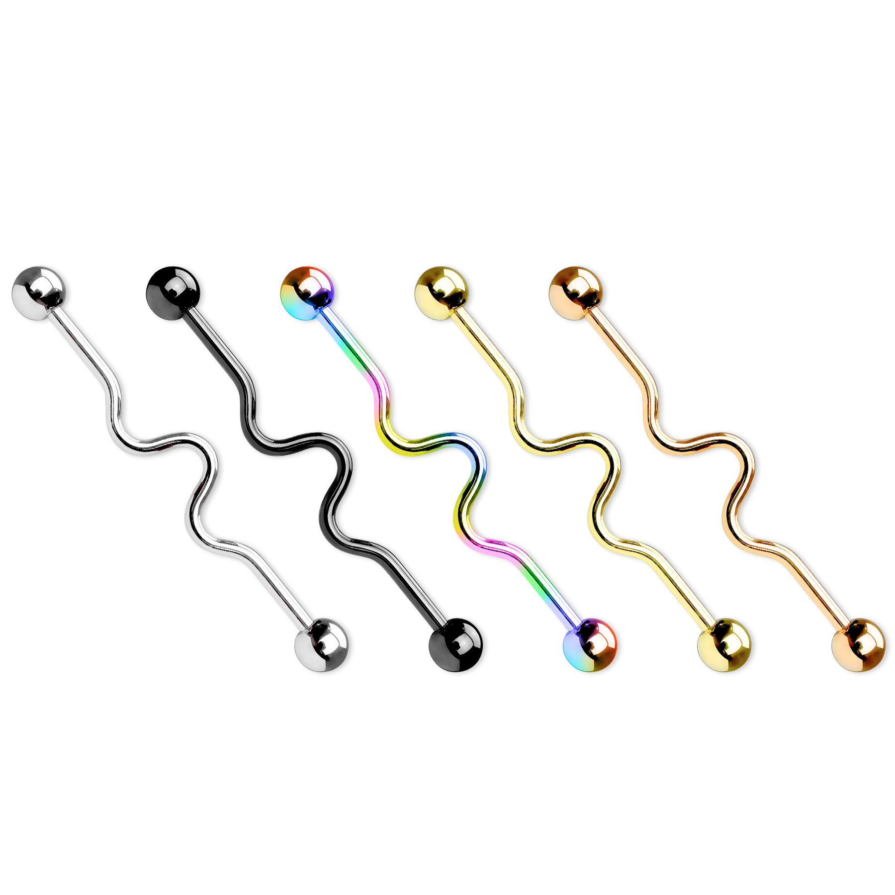 Barra industrial con design ondulato