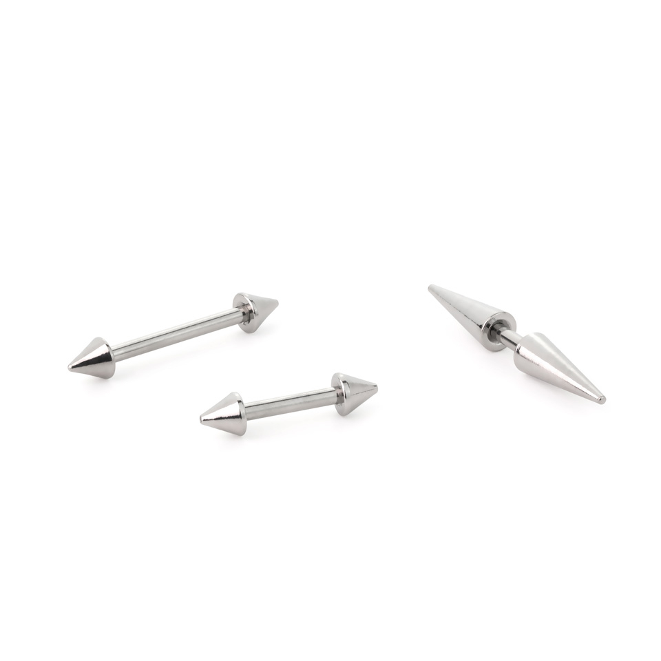 Barra da piercing con punte