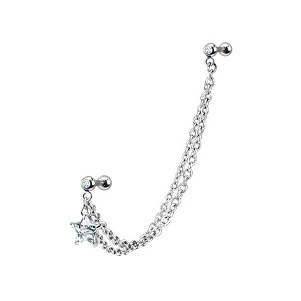 Gioielli per piercing tragus e helix