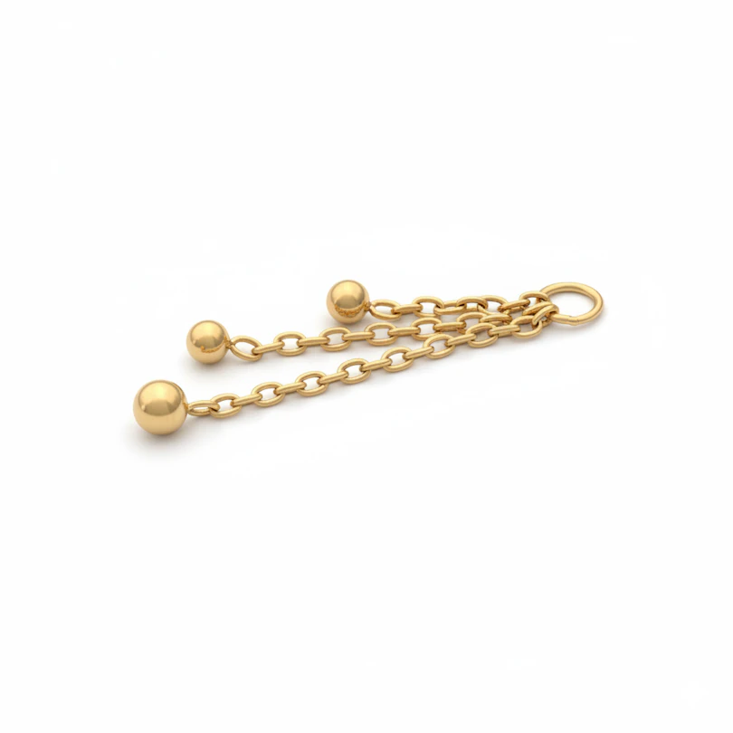 Charm con trio di pendenti