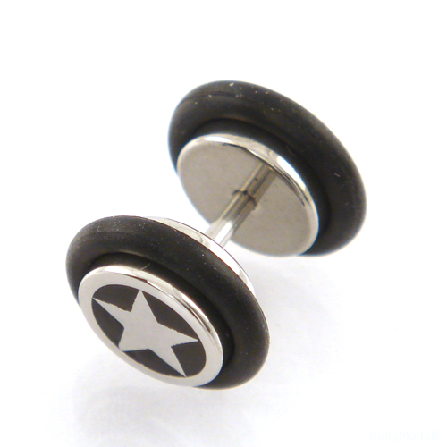 Fake plug con motivo a stella