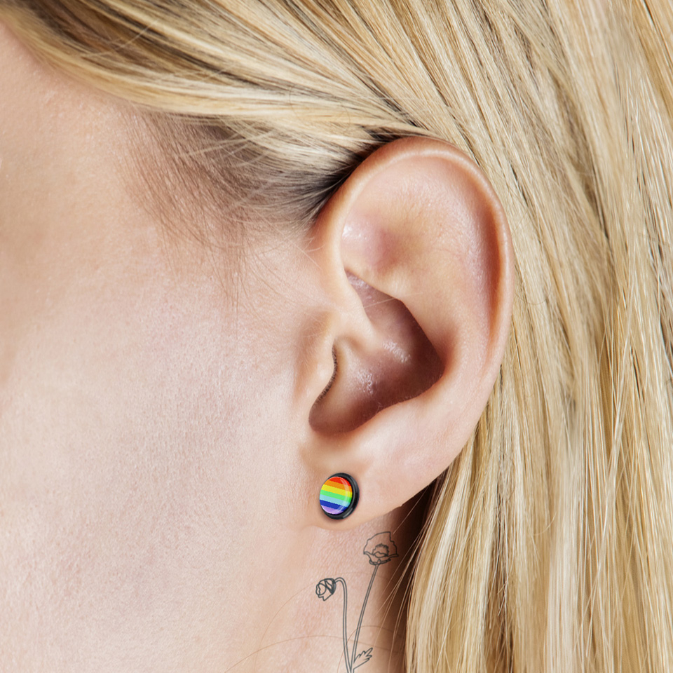 Fake plug color arcobaleno