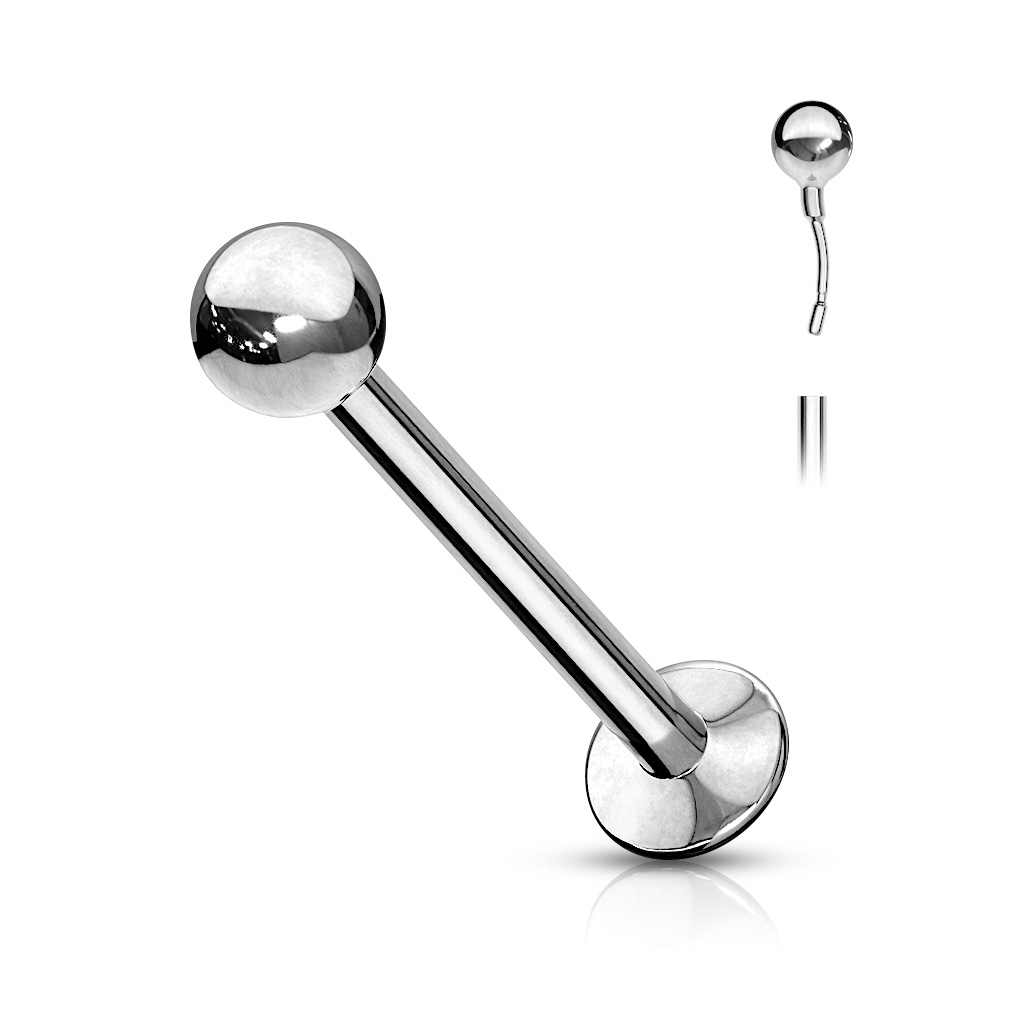 Labret push-in in acciaio chirurgico