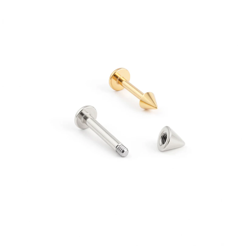 Labret con punta in vari colori