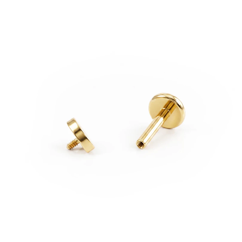 Mini labret in titanio con cuore