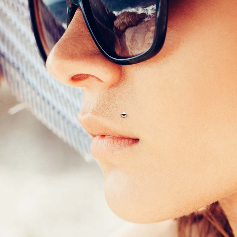 Labret in oro 14K