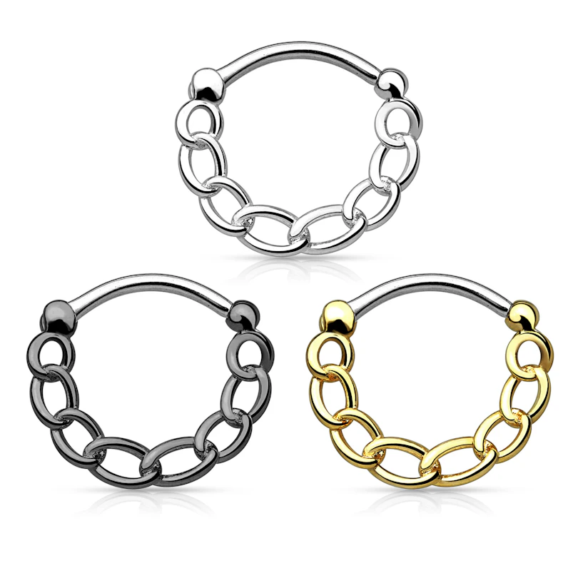 Septum clicker con catena
