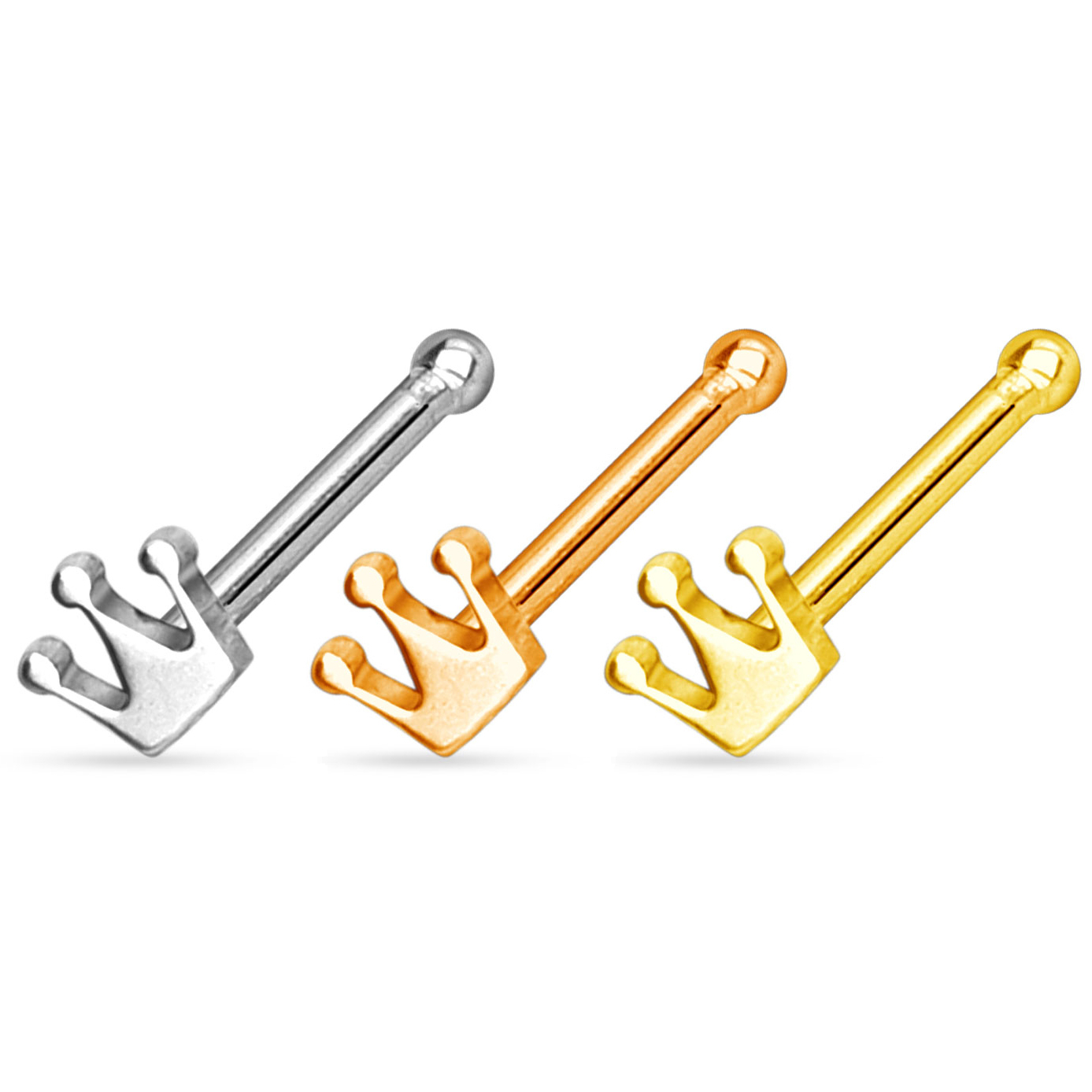 Barra da naso con corona