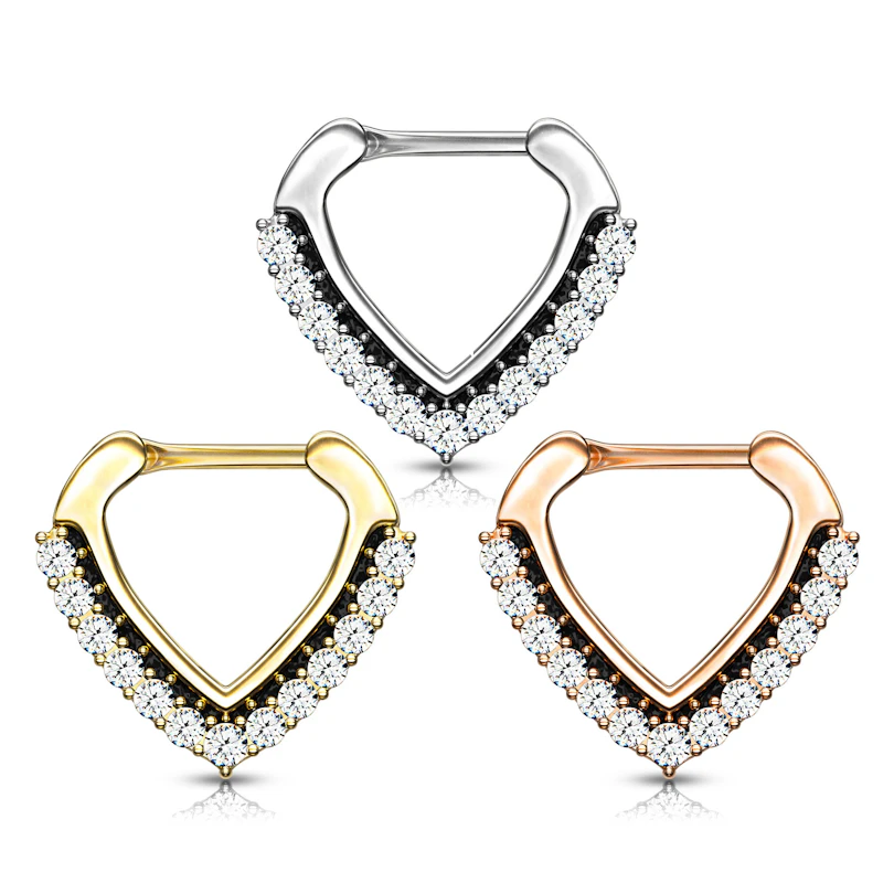 Septum clicker a forma di V