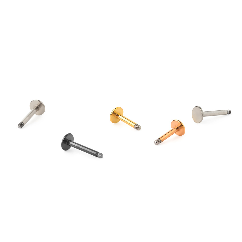 Barre labret sciolte in varie misure e colori