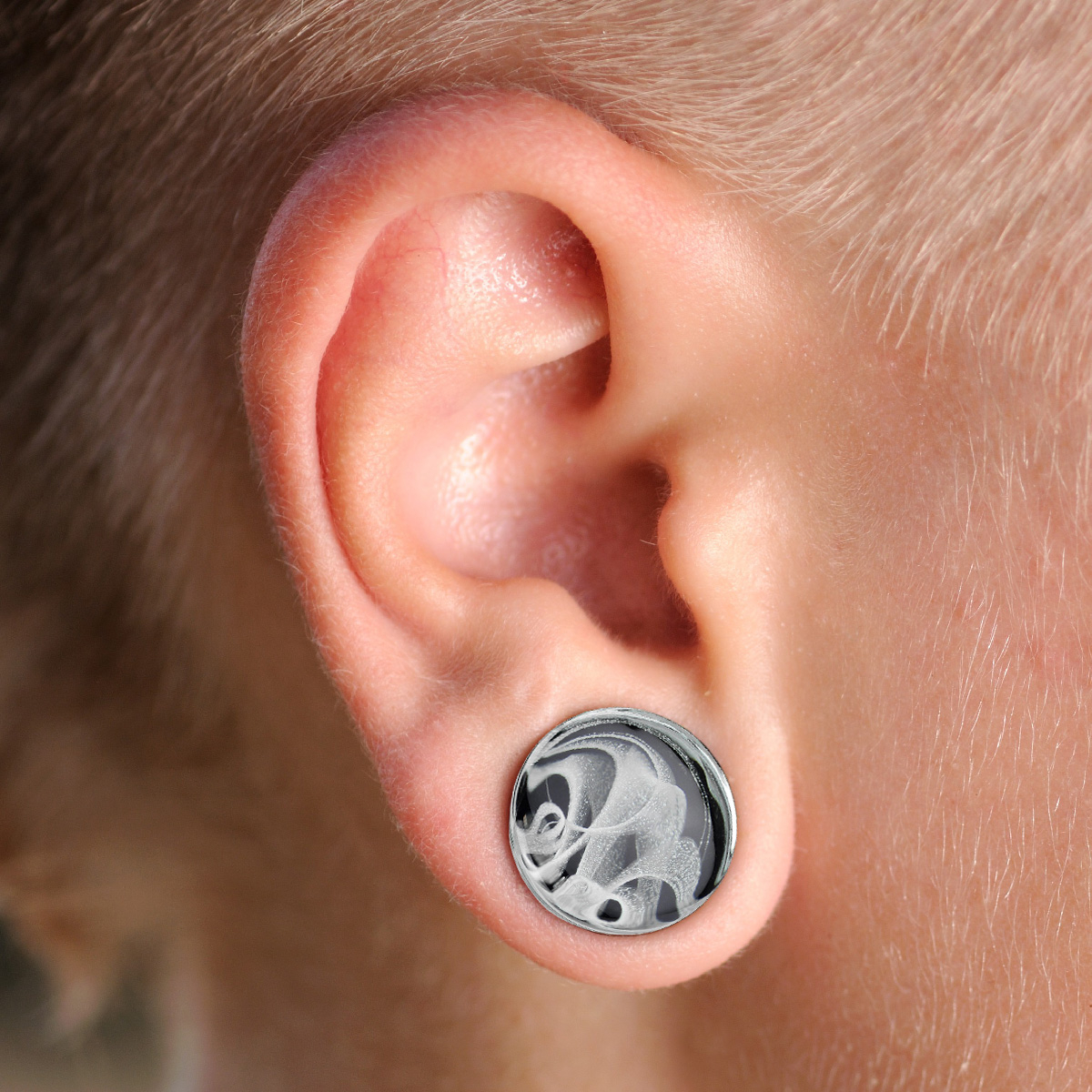 Plug in vetro con effetto fumo