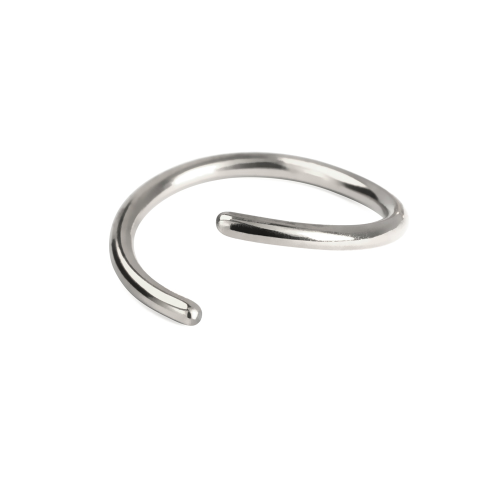Semplice endless ring in titanio