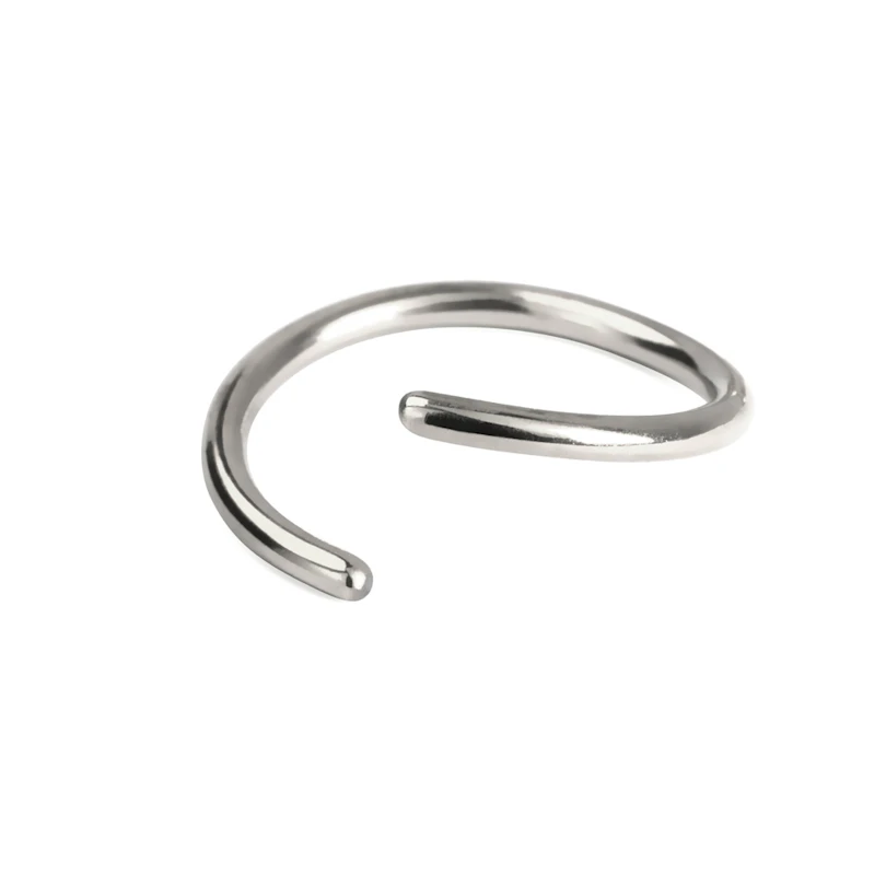 Semplice endless ring in titanio
