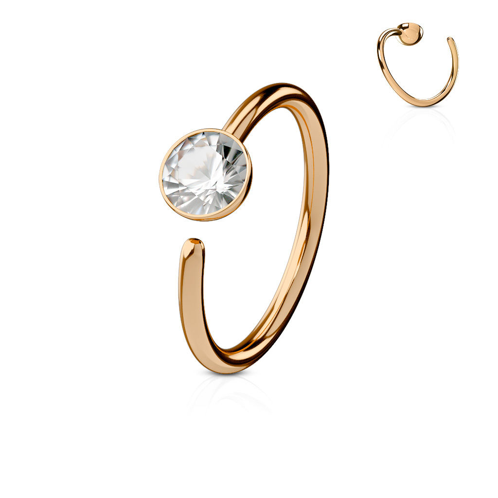 Cerchio con gemma fissa