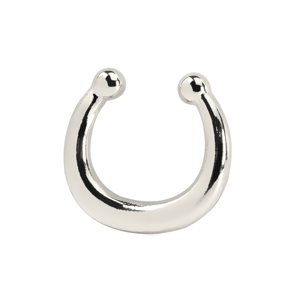 Fake piercing septum con design semplice