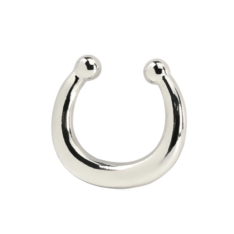 Fake piercing septum con design semplice