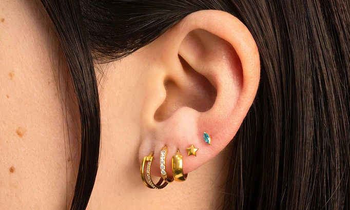 Gioielli in Titanio per Piercing All'Orecchio