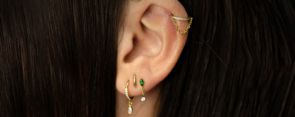 Gioielli in titanio per piercing helix