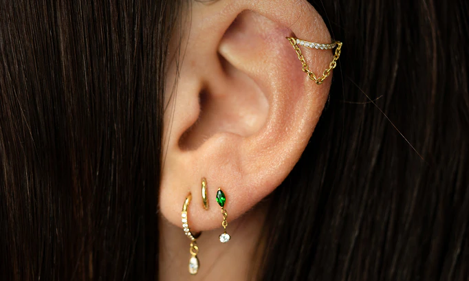 Gioielli in titanio per piercing helix
